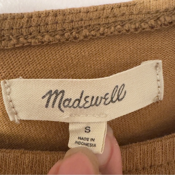 Madewell Shirt Dress Brown Women Size S - Picture 5 of 6